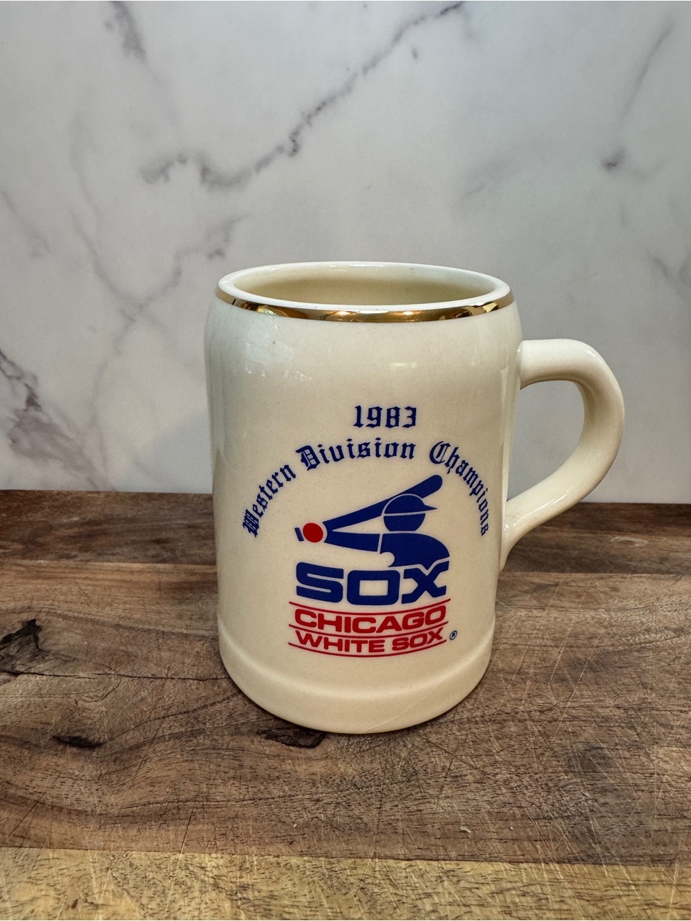 Vintage 1983 Chicago White Sox Beer Stein